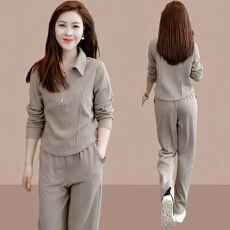 批发2025年春秋季新款女士运动服套装休闲<b class='q'>时尚</b>卫衣两件套洋气减龄女装