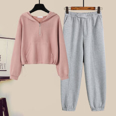 批发2025新款运动装套装女秋季小个子减龄韩版卫衣卫裤休闲时尚两件套