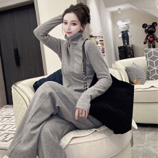 批发减龄洋气2025年高级感休闲运动套装新款女装两件套<b class='q'>春</b>秋季卫衣纯色