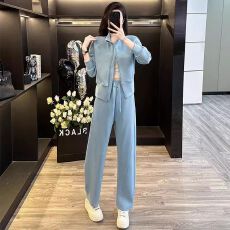 批发春秋季运动套<b class='q'>装</b><b class='q'>女</b>欧货宽松两件套高档时尚新款爆款洋气阔腿裤<b class='q'>202</b>5