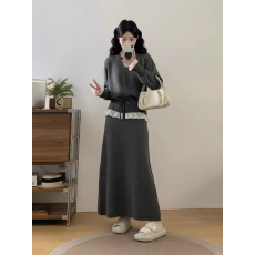 批发韩系温柔风套装