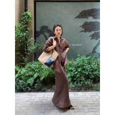 批发100%纯<b class='q'>亚麻</b>半裙纯<b class='q'>亚麻</b>面料