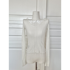 批发*泡菜国feel*yjy蕾丝镂空针织上衣+鸵鸟毛羽毛重工半<b class='q'>裙</b>