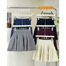 批发高端秋冬季新款时尚松紧高腰显瘦半身短裙休闲<b class='q'>百搭</b>花苞蓬蓬裙