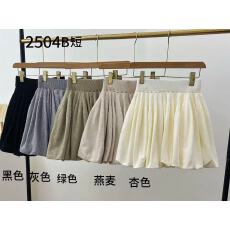 批发高端秋冬季新款时尚松紧高腰显瘦半身短裙休闲<b class='q'>百搭</b>花苞蓬蓬裙