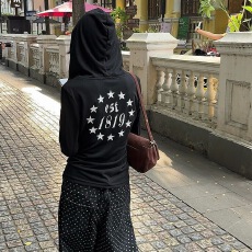 批发人棉<b class='q'>莫代尔</b>260克 韩系连帽辣妹风长袖t恤女修身内搭上衣<b class='q'>打底衫</b>