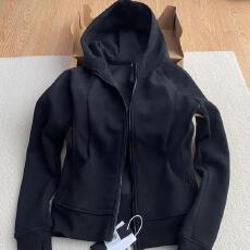 云朵绒复合320g 原版做工 连帽显瘦瑜伽收腰慵懒风卫衣女