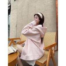 批发【云朵绒复合】薄款320g,厚款400g <b class='q'>甜美</b>蝴蝶结KT刺绣拉链外套女