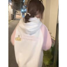 批发【云朵绒复合】薄款320g,厚款400g 卡通吉伊卡哇刺绣卫衣