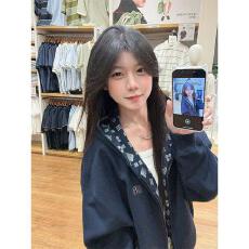 云朵绒复合薄款320g,厚款400g简约连帽卫衣刺绣