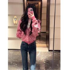 云朵绒复合薄款320g,厚款400g拉链满印十字架卫衣