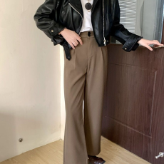 批发黑色<b class='q'>皮衣</b>外套女短款小个子2025秋冬季复古机车服港风气质pu皮夹克