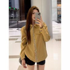 批发美式复古刺绣工装夹克外套女2025新款秋季宽松<b class='q'>休闲</b>情侣上衣潮