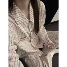 批发[黛琳芬]网图甜美长袖<b class='q'>女士</b>睡衣套装卡通春秋季家居服pajamas309