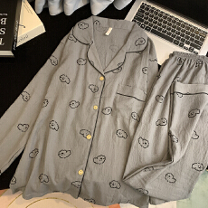 批发[黛琳芬]云朵棉长袖长裤<b class='q'>男士</b>睡衣新款ins网红家居服pajamas311