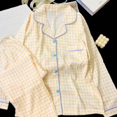 批发[黛琳芬]网图云朵棉甜美长袖<b class='q'>女士</b>睡衣套装春秋季家居服pajamas320