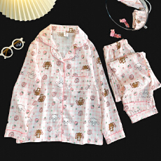 批发[黛琳芬]12码-XL码40款云朵棉卡通儿童睡衣印花男女童装家居服148