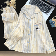 黛琳芬12码-XL码40款云朵棉卡通儿童睡衣印花男女童装家居服148