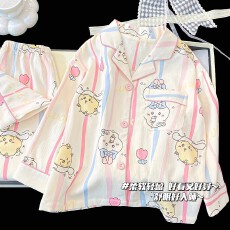 批发[黛琳芬]12码-XL码40款云朵棉卡通儿童<b class='q'>睡衣</b>印花男女童装家居服148