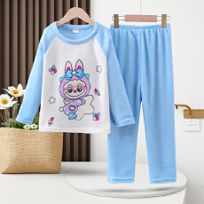 批发[黛琳芬]8码-18码6款-法兰绒儿童睡衣保暖珊瑚绒男女童家居服119