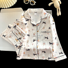 批发[黛琳芬]8码-L码德绒儿童<b class='q'>睡衣</b>秋冬保暖男女<b class='q'>童装</b>翻领印花家居服138