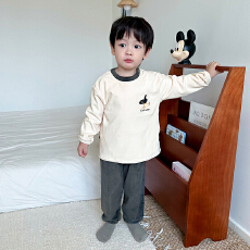 批发[黛琳芬]100码-160码海岛绒秋冬季加厚男<b class='q'>女</b><b class='q'>童</b><b class='q'>睡衣</b>儿童家居服140