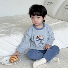 批发[黛琳芬]100码-160码海岛绒秋冬季加厚男<b class='q'>女</b><b class='q'>童</b><b class='q'>睡衣</b>儿童家居服140