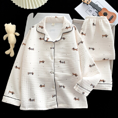 批发[黛琳芬]8码-L码海空气棉夹层秋冬季加厚男<b class='q'>女</b><b class='q'>童</b><b class='q'>睡衣</b>儿童家居服142