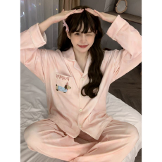 批发[黛琳芬]德绒情侣款套装秋冬保暖<b class='q'>男</b>女开衫韩系家居服pajamas363