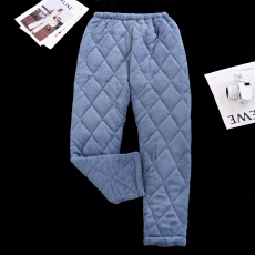 批发[黛琳芬]三层夹棉加绒加厚棉裤男士家单条裤保暖家居服pajamas363