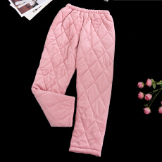 批发[黛琳芬]三层夹棉加绒加厚棉裤女士家单条裤保暖家居服pajamas363