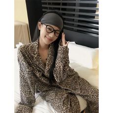 批发[黛琳芬]云朵<b class='q'>棉</b>长袖女士<b class='q'>睡衣</b>开衫春秋印花韩系家居服pajamas370