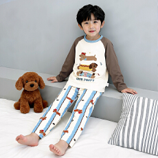 批发[黛琳芬]100-160码A类纯棉儿<b class='q'>童</b>睡衣套头卡通春秋男女<b class='q'>童</b><b class='q'>家居服</b><b class='q'>17</b>4