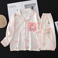 黛琳芬10-L码云朵棉儿童睡衣薄款印花卡通男女童装家居服175