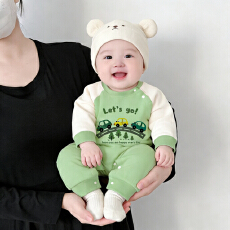 批发[黛琳芬]59码-90码A类纯棉儿童男女包新生儿哈衣连体家居服176