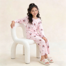 黛琳芬100码-160码九分袖32支纯棉儿童睡衣男女童家居服190