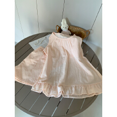 批发[黛琳芬]<b class='q'>纯棉</b>棉纱吊带短裤睡衣女春夏韩系印花<b class='q'>家居服</b>pajamas398