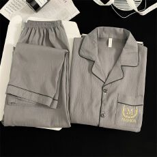 批发[黛琳芬]云朵棉4个色长袖<b class='q'>男</b>士睡衣春秋青年休闲家居服pajamas403