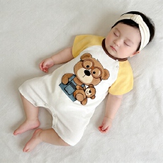 批发[黛琳芬]59-90码A类9款哈衣<b class='q'>纯棉</b>连体儿童<b class='q'>睡衣</b>夏季新生儿居服209