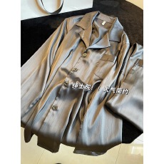 批发[黛琳芬]冰丝男士睡衣长袖裤睡衣男休闲男士家居服跨境<b class='q'>外贸</b>407