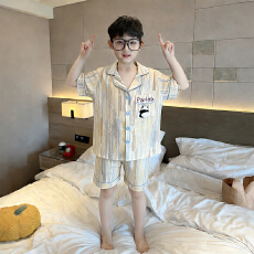 批发[黛琳芬]云朵棉儿童睡衣卡通夏天中大童12码-XL男女童家居服216