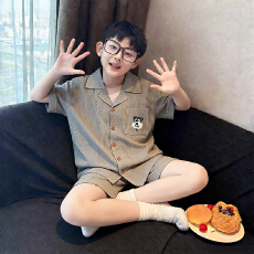 批发[黛琳芬]云朵棉儿童睡衣卡通夏天中大童12码-XL男女童家居服216