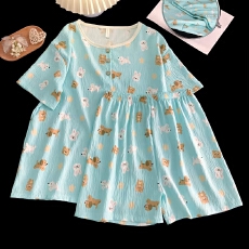 批发[黛琳芬]云朵棉女士<b class='q'>睡衣</b>套装开抽套头家居服批发加大码可外出414