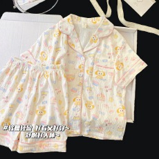 批发[黛琳芬]云朵棉儿童睡衣卡通夏天中大童12码-XL男女童家居服216