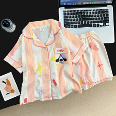 黛琳芬云朵棉儿童睡衣卡通夏天中大童12码-XL男女童家居服216