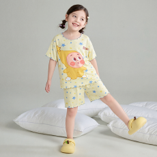 批发[黛琳芬]莫代尔儿童睡衣卡通薄款中大童12码-XL男女童家居服219