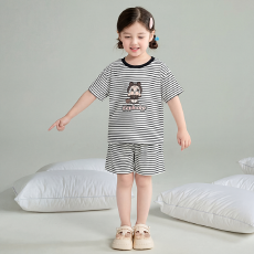 批发[黛琳芬]莫代尔儿童睡衣卡通薄款中大童12码-XL男女童家居服219