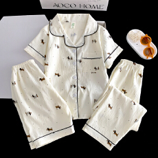 批发[黛琳芬]云朵棉三件套儿童<b class='q'>睡衣</b>卡通小中大童8-L男<b class='q'>女童</b>家居<b class='q'>服</b>225