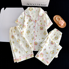 批发[黛琳芬]云朵棉三件套儿童<b class='q'>睡衣</b>卡通小中大童8-L男<b class='q'>女童</b>家居<b class='q'>服</b>225