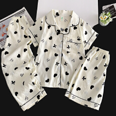 批发[黛琳芬]云朵棉三件套儿童<b class='q'>睡衣</b>卡通小中大童8-L男<b class='q'>女童</b>家居<b class='q'>服</b>225